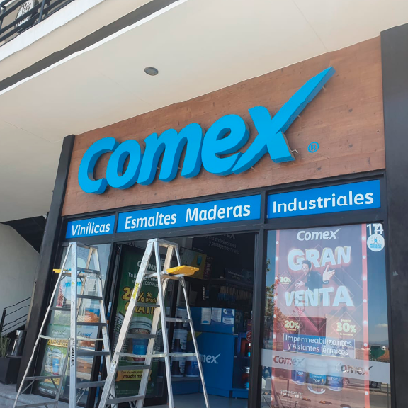 Estructura publicitaria instalada en Querétaro - proyecto 3